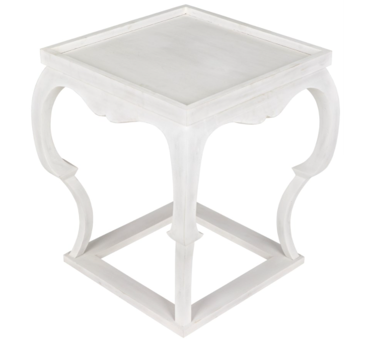 Bellini Side Table, White Wash