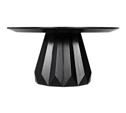 Brosche Dining Table, Hand Rubbed Black