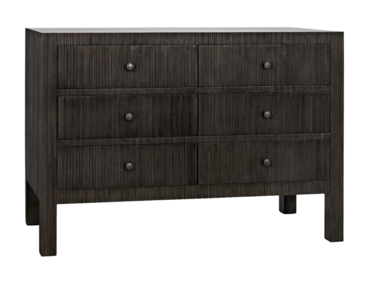 Conrad 6 Drawer Dresser, Pale