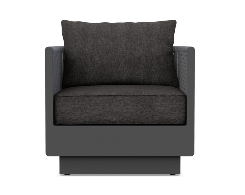 Porto Club Chair - Charcoal