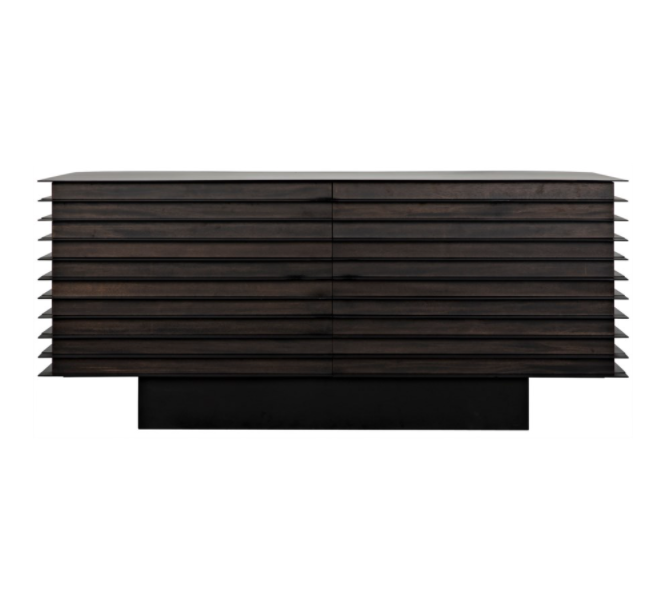 Elevation Sideboard, Ebony Walnut w/Metal