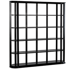 Foster Bookcase, Black Metal