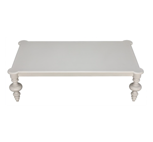 Graff Coffee Table, Solid White