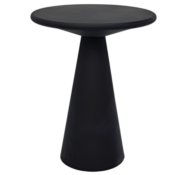 Idiom Side Table, Black Metal