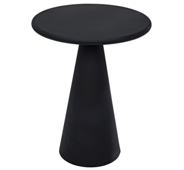 Idiom Side Table, Black Metal