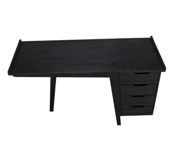 Kennedy Desk, Charcoal Black