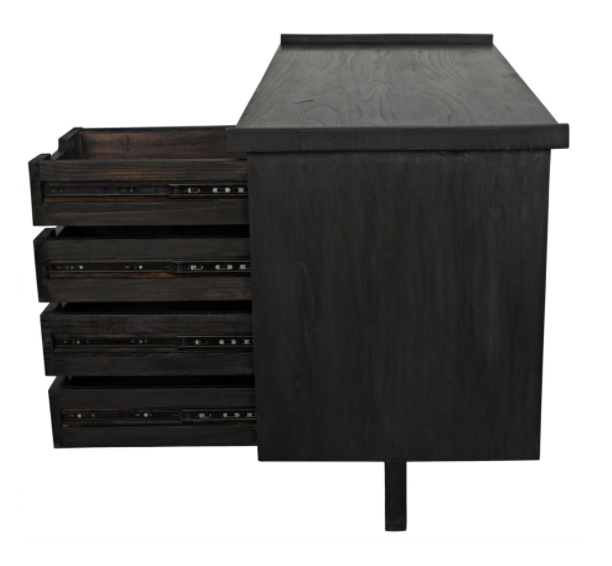 Kennedy Desk, Charcoal Black