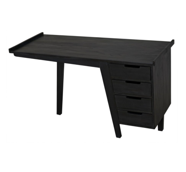 Kennedy Desk, Charcoal Black