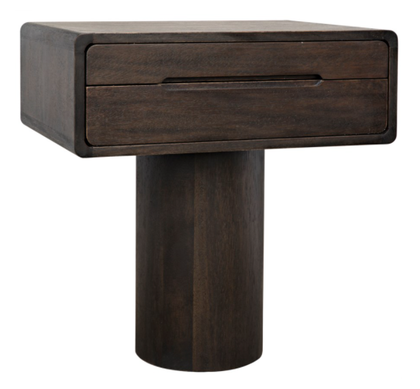 Langford Side Table, Ebony Walnut