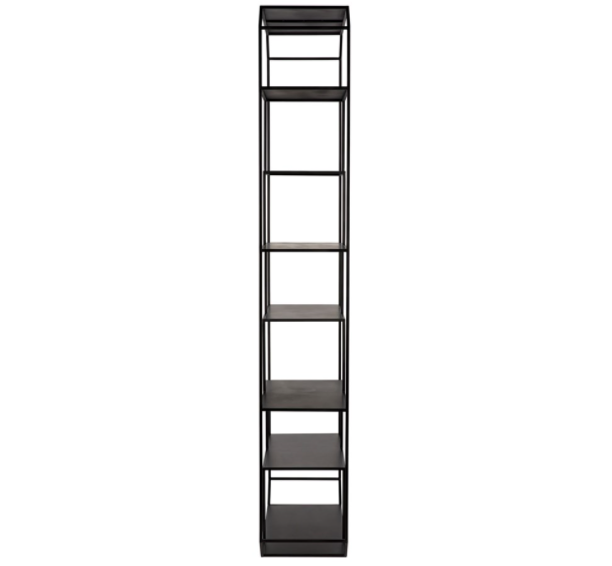 Marquise Bookcase, Black Metal
