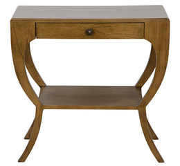 Maude Side Table, Saddle Brown