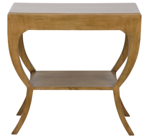 Maude Side Table, Saddle Brown