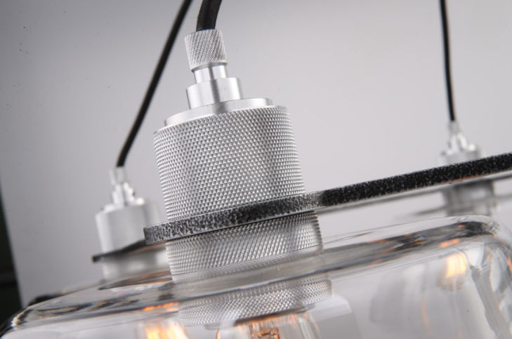 Audiophile Island Light - Old Silver Polished Aluminum