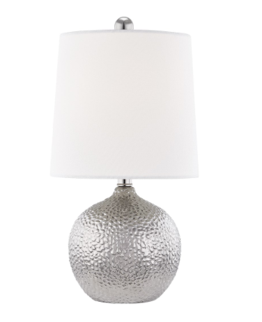 Heather Table Lamp - Silver