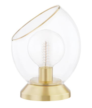 Claudia Table Lamp - Aged Brass