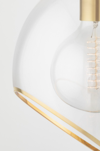 Claudia Table Lamp - Aged Brass