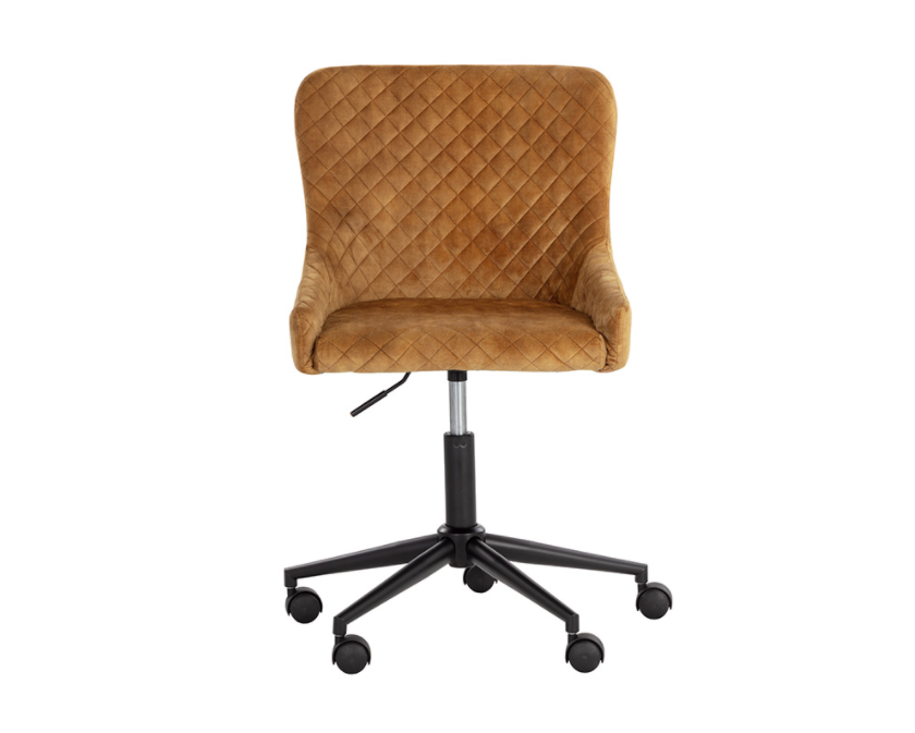 Farah Office Chair, Nono Tapenade Gold