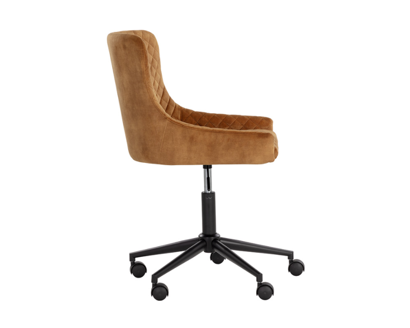 Farah Office Chair, Nono Tapenade Gold