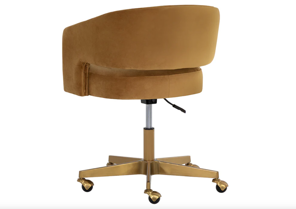 Claren Office Chair, Gold Sky