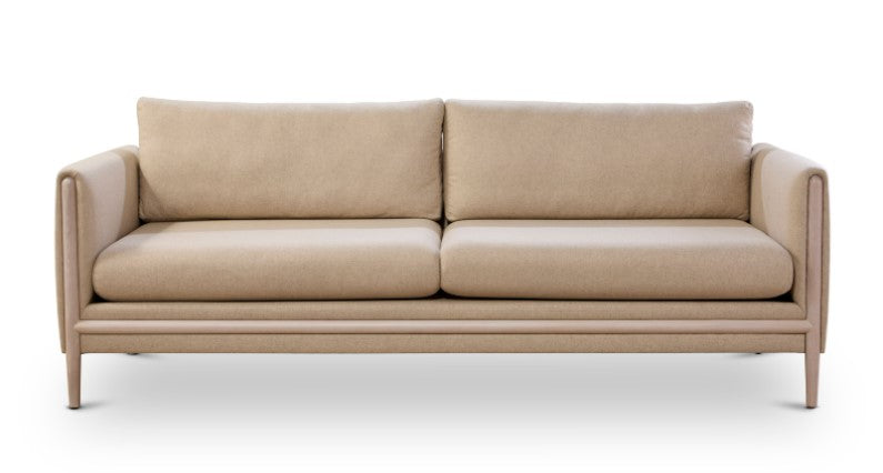 Bungalow Sofa, Pearl, White Wash