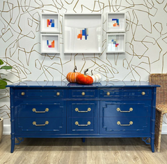 "Brianna" Faux Bamboo Thomasville Dresser / Buffet
