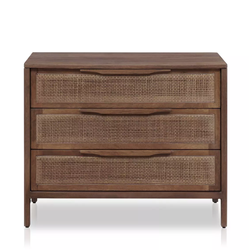 Sydney Large Nightstand, Brown Wash Mango by Four Hands