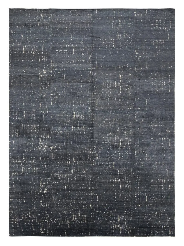 Contemporary Rug in Grisailles Tones - City Lights