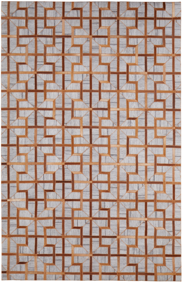 Fannin Transitional Geometric Tan Brown Gray Area Rug