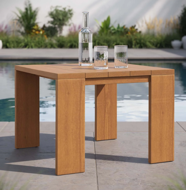 Tahoe Outdoor Patio Acacia Wood Side Table