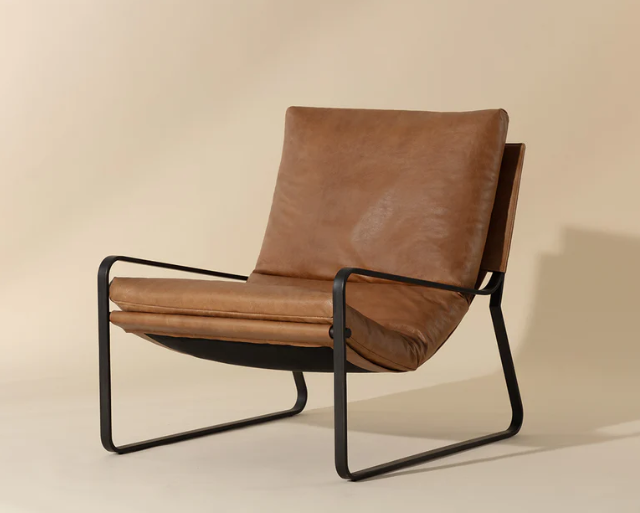 Zancor Lounge Chair - Gunmetal