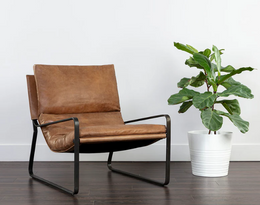 Zancor Lounge Chair - Gunmetal