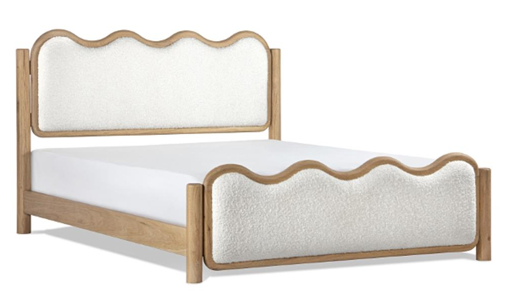 Swirl King Bed-Natural