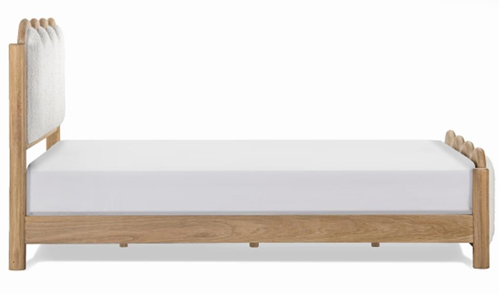 Swirl King Bed-Natural