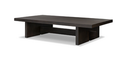 Isaac Coffee Table - Smoked Black Veneer by Four Hands