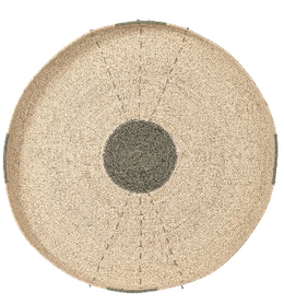 Sundial Seagrass Round Wall Art