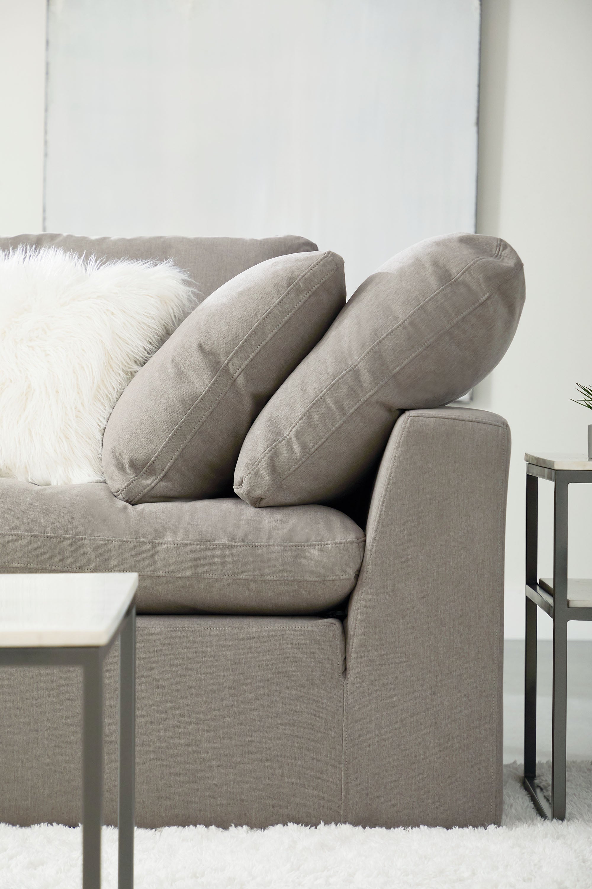 Sky 96" Sofa, LiveSmart Peyton-Slate