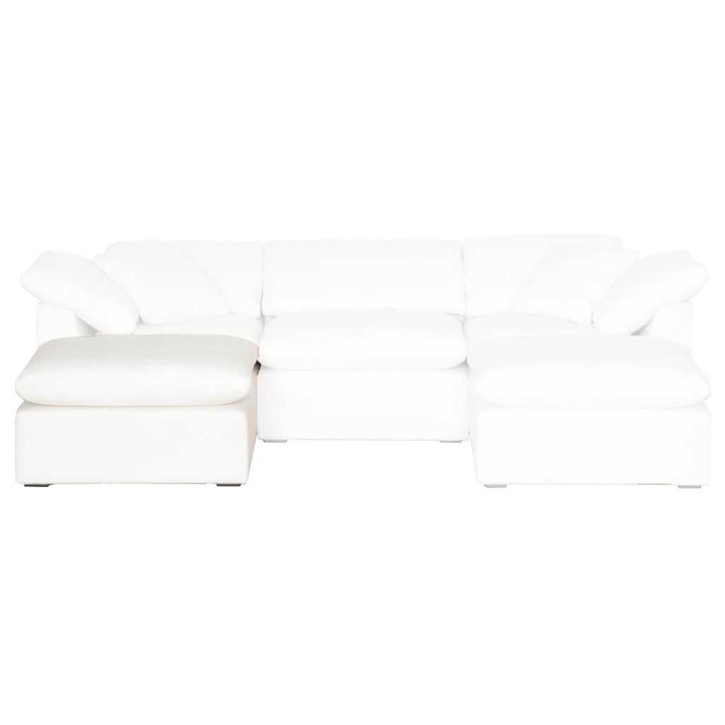 Sky Modular Ottoman, LiveSmart Peyton-Pearl