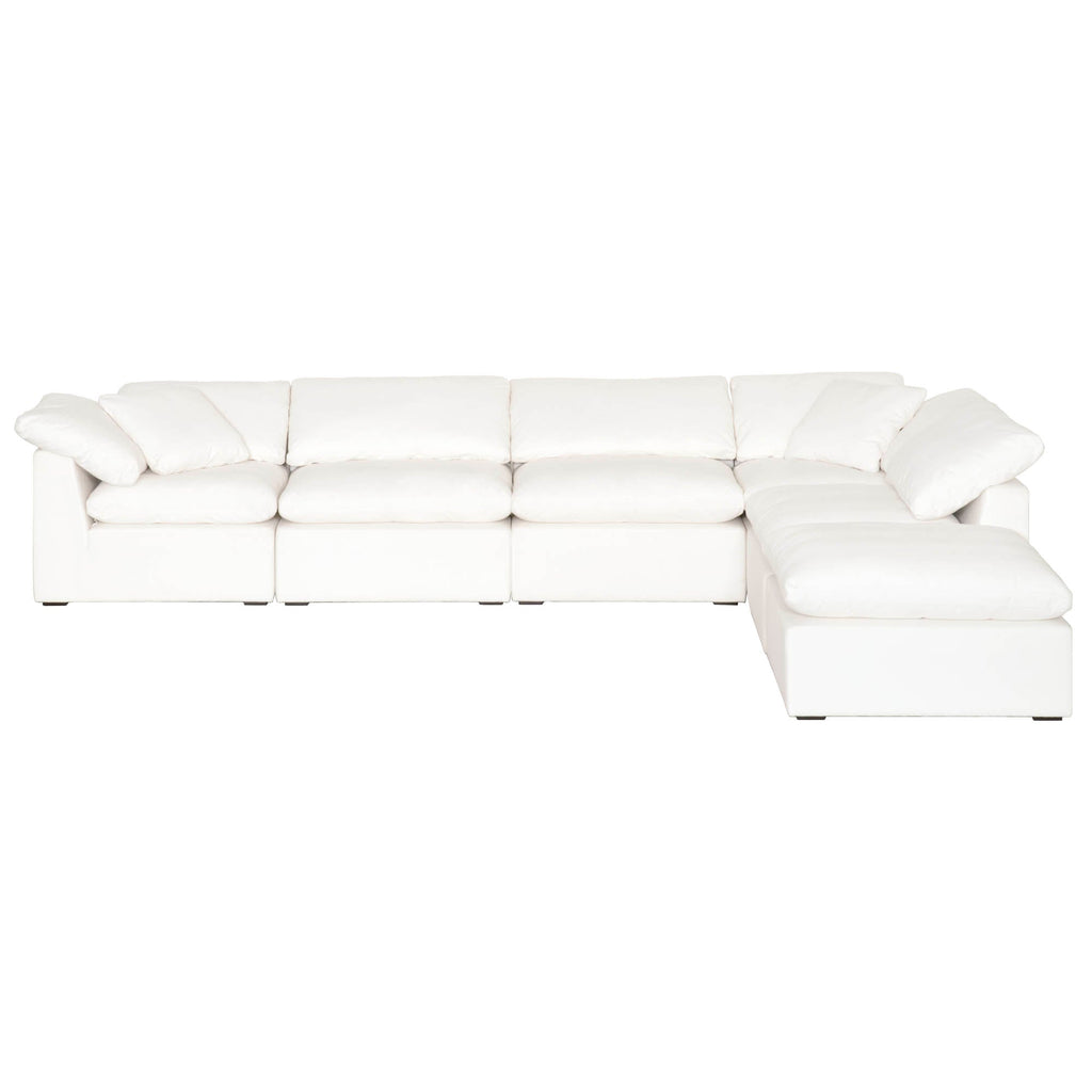 Sky Modular Ottoman, LiveSmart Peyton-Pearl