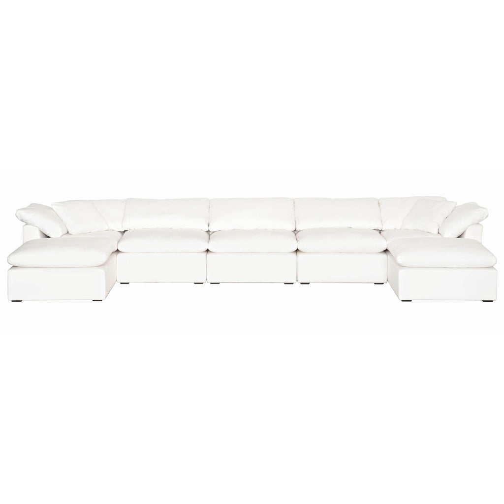 Sky Modular Ottoman, LiveSmart Peyton-Pearl