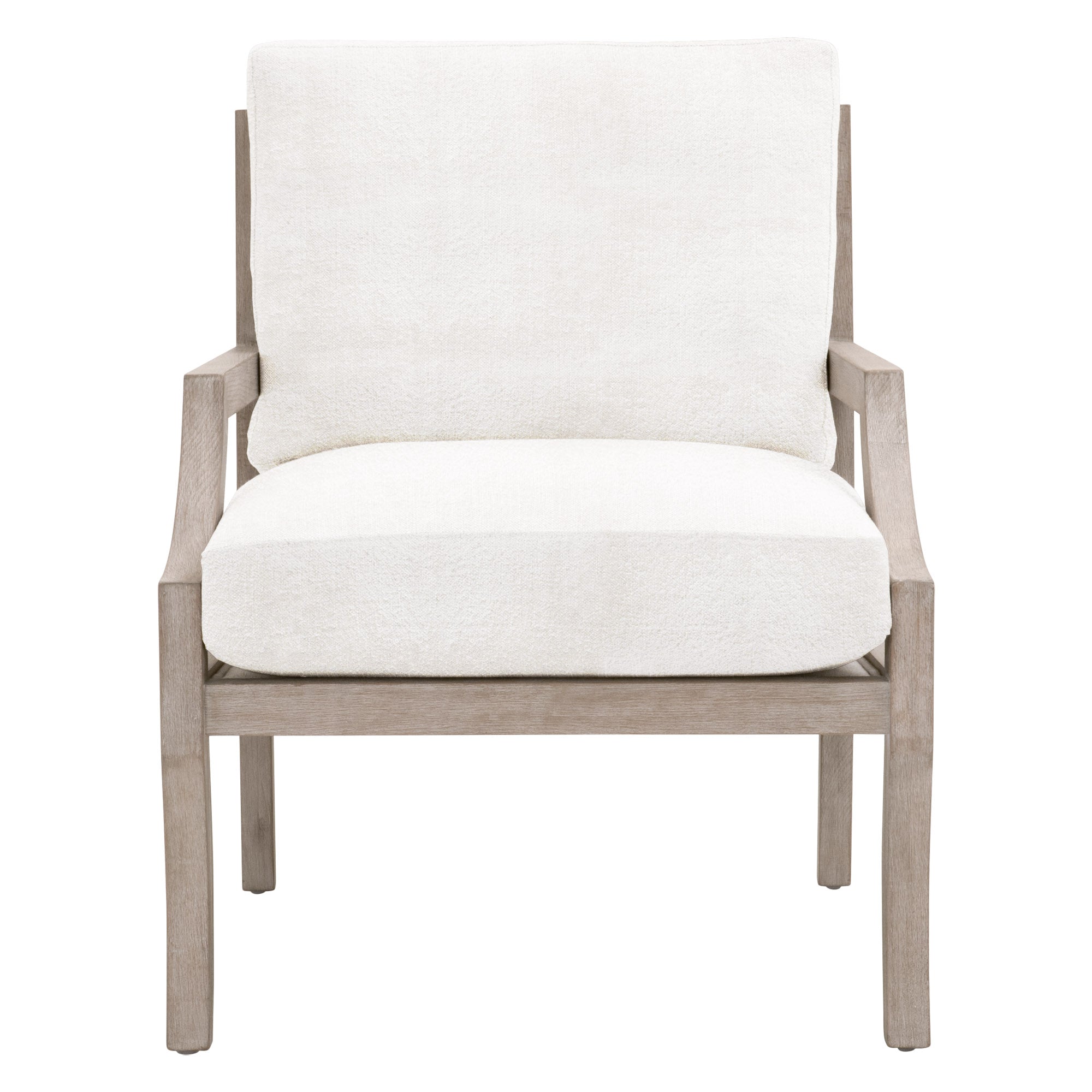 Stratton Club Chair, Boucle Snow
