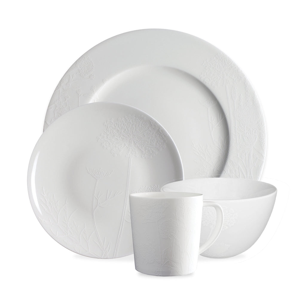 Summer White 4-Piece Place Setting