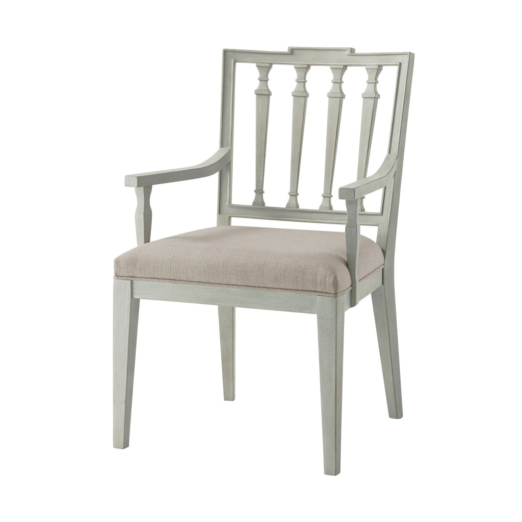 The Tristan Dining Armchair, Elsa-Grey - Set of 2