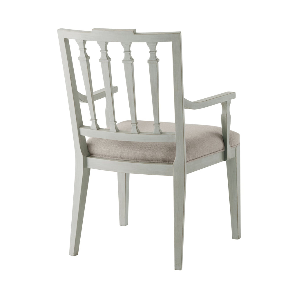 The Tristan Dining Armchair, Elsa-Grey - Set of 2