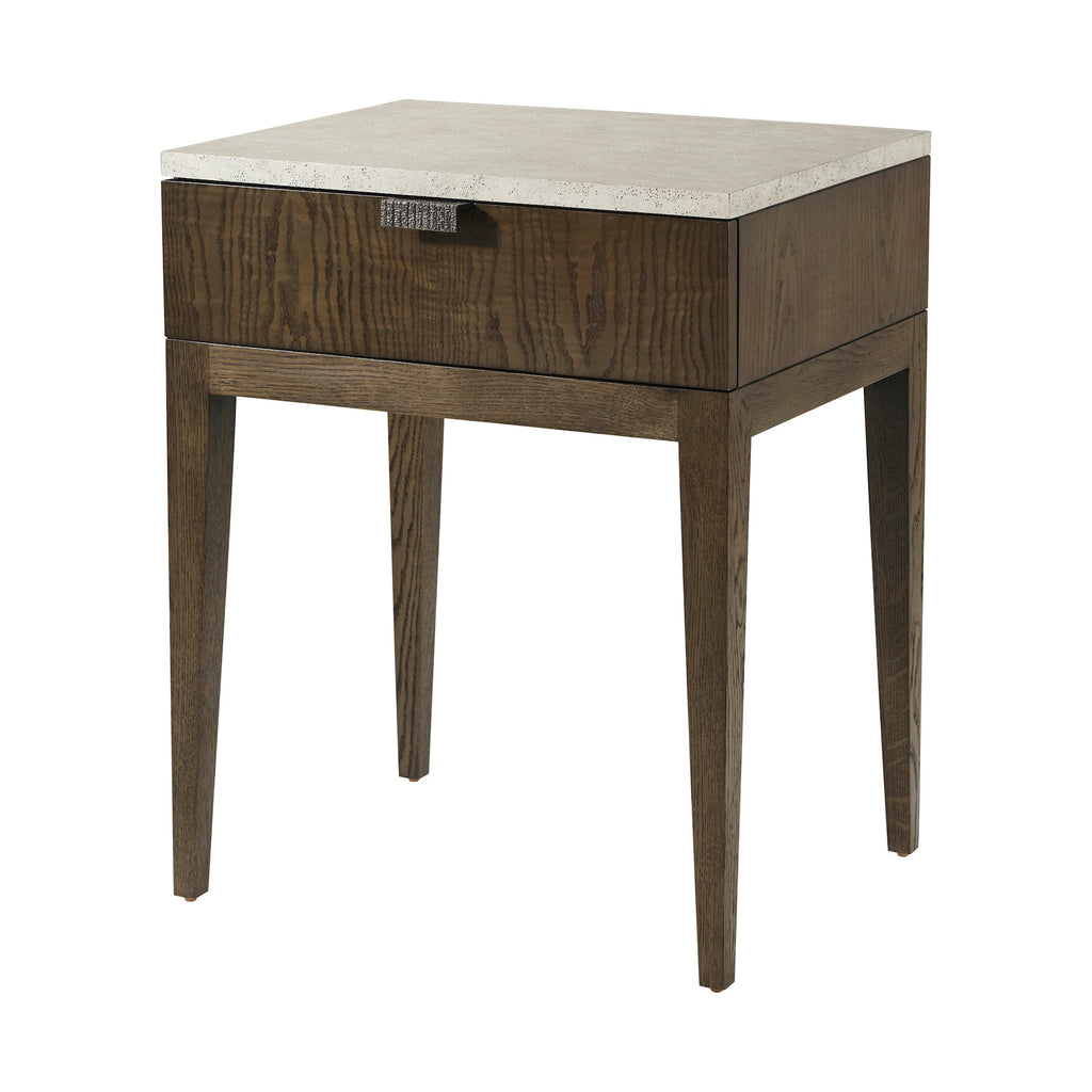 Catalina Single Drawer Nightstand, Earth