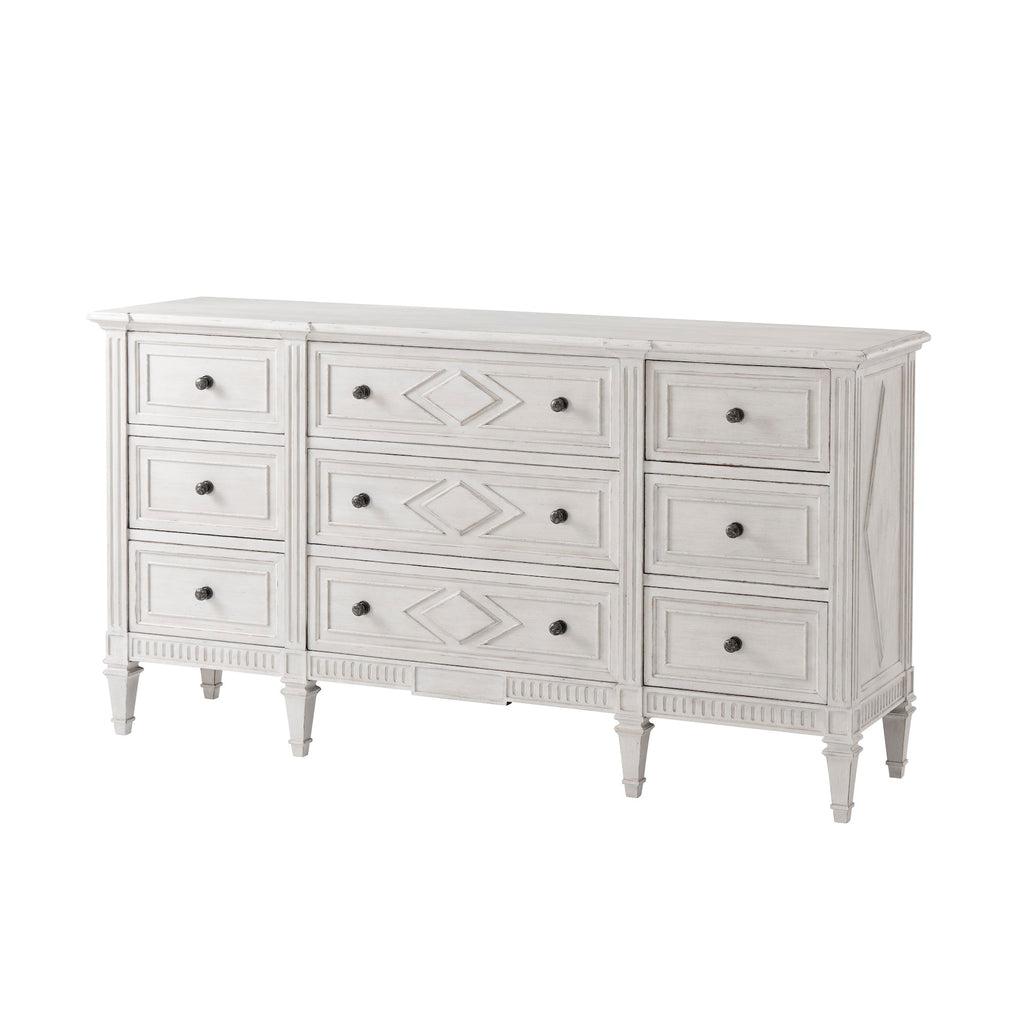 The Laurent Dresser, Nora - White Finish