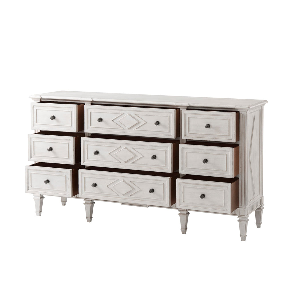 The Laurent Dresser, Nora - White Finish