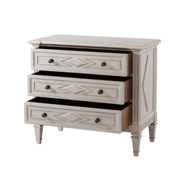 The Orval Chest Of Drawers, Nora - White Finish