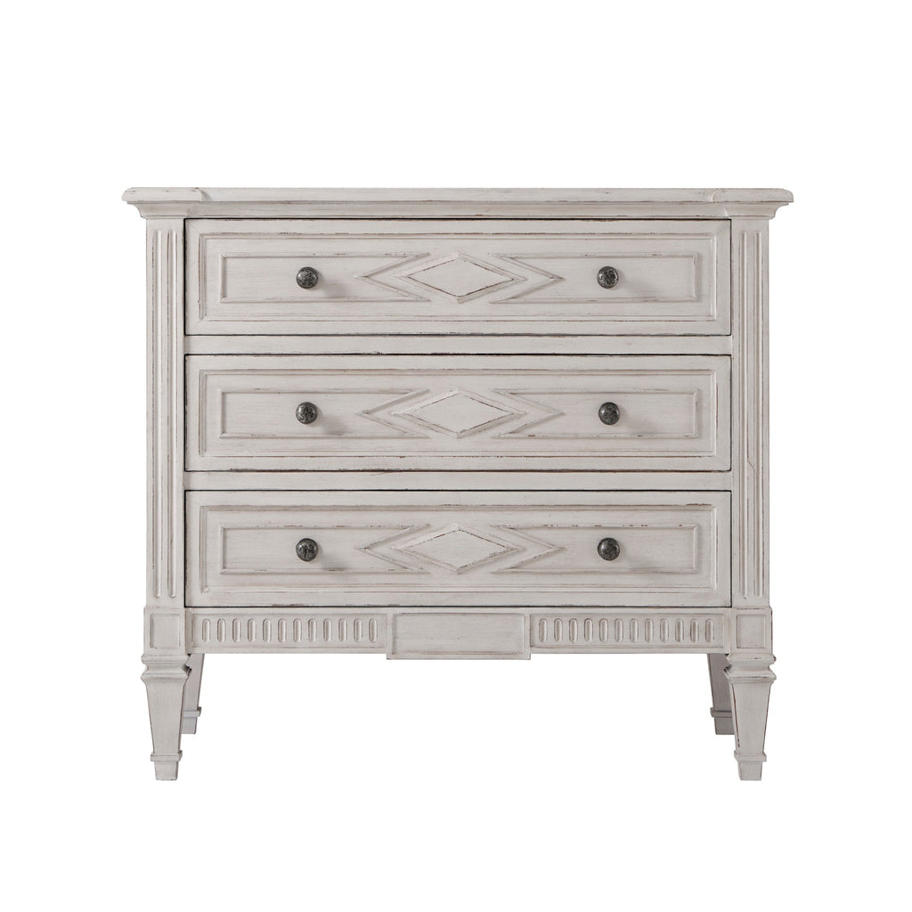 The Orval Chest Of Drawers, Nora - White Finish