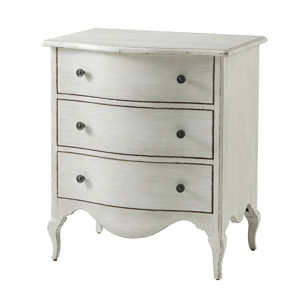 The Rene Nightstand, Nora - White Finish