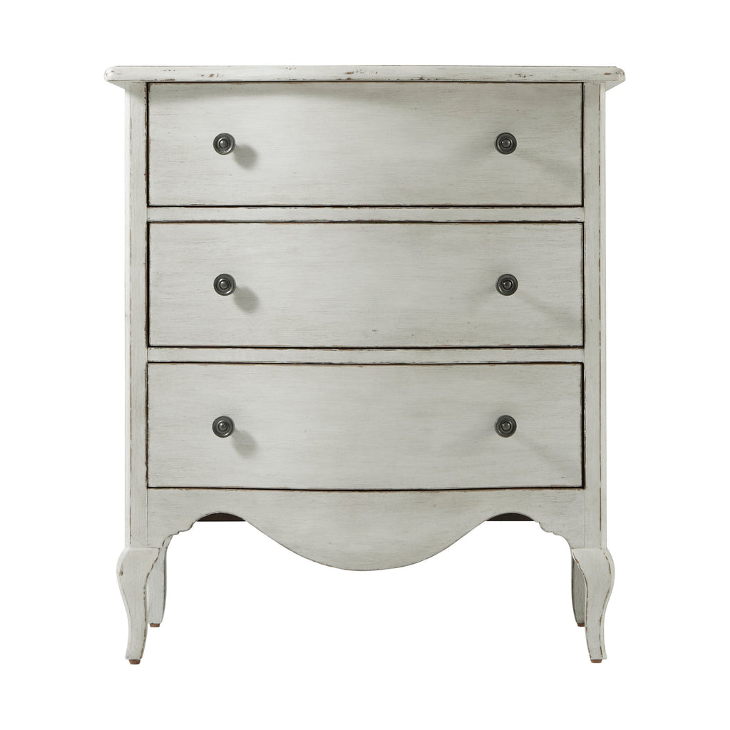 The Rene Nightstand, Nora - White Finish